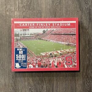 North Carolina State Puzzle Carter Finley Stadium 500 Piece Puzzle 18" x 24" NEW